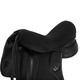 ACAVALLO DRESSAGE 10MM GEL SEAT SAVER DRI-LEX, BLACK, L